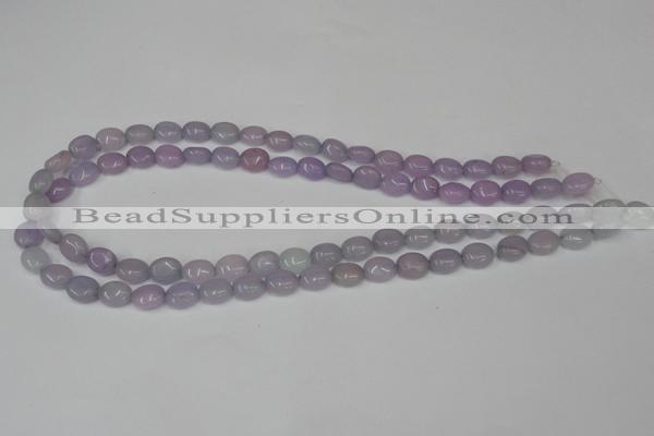 CCN514 15.5 inches 8*10mm oval candy jade beads wholesale