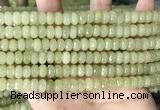 CCN5155 15 inches 5*8mm faceted rondelle candy jade beads