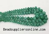 CCN5174 5*8mm - 14*20mm faceted rondelle candy jade graduated beads