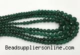 CCN5213 6mm - 14mm faceted round candy jade graduated beads