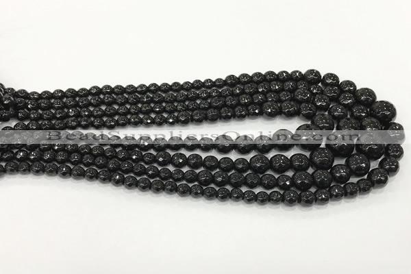 CCN5214 6mm - 14mm faceted round candy jade graduated beads