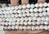 CCN5231 15 inches 8mm faceted nuggets candy jade beads