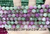 CCN5261 15 inches 8mm faceted nuggets candy jade beads