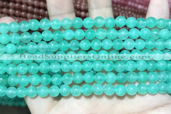 CCN5291 15 inches 6mm round candy jade beads Wholesale