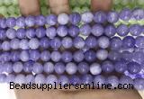 CCN5355 15 inches 8mm round candy jade beads Wholesale