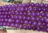 CCN5366 15 inches 8mm round candy jade beads Wholesale