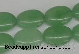 CCN538 15.5 inches 15*20mm oval candy jade beads wholesale