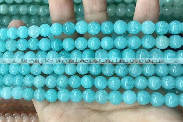 CCN5403 15 inches 8mm round candy jade beads Wholesale