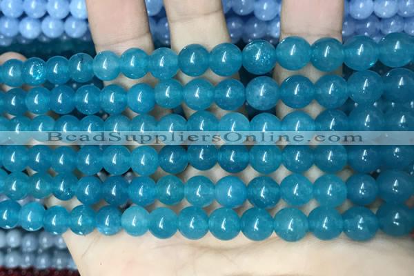 CCN5433 15 inches 8mm round candy jade beads Wholesale