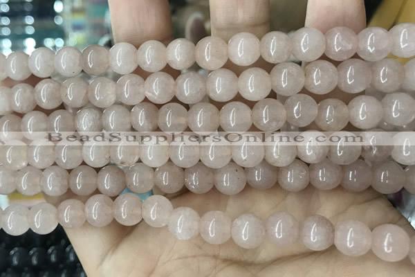 CCN5441 15 inches 8mm round candy jade beads Wholesale