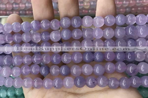 CCN5444 15 inches 8mm round candy jade beads Wholesale