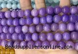 CCN5529 15 inches 8mm round candy jade beads Wholesale