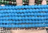 CCN5605 15 inches 8mm round matte candy jade beads Wholesale