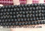 CCN5631 15 inches 8mm round matte candy jade beads Wholesale