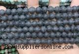 CCN5633 15 inches 8mm round matte candy jade beads Wholesale