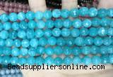 CCN5656 15 inches 8mm faceted round candy jade beads