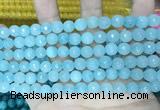 CCN5661 15 inches 8mm faceted round candy jade beads