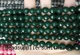 CCN5674 15 inches 8mm faceted round candy jade beads