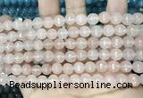 CCN5677 15 inches 8mm faceted round candy jade beads