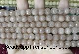 CCN5678 15 inches 8mm faceted round candy jade beads