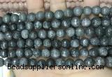 CCN5692 15 inches 8mm faceted round candy jade beads