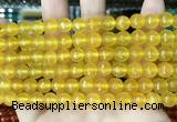 CCN5707 15 inches 8mm faceted round candy jade beads