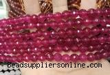 CCN5731 15 inches 8mm faceted round candy jade beads