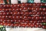 CCN5735 15 inches 8mm faceted round candy jade beads