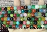 CCN5742 15 inches 8mm faceted round candy jade beads