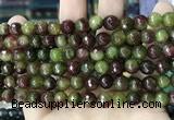 CCN5744 15 inches 8mm faceted round candy jade beads