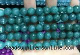 CCN5783 15 inches 10mm faceted round candy jade beads