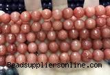 CCN5806 15 inches 10mm faceted round candy jade beads