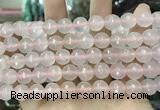 CCN5821 15 inches 10mm faceted round candy jade beads