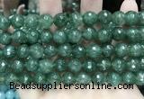 CCN5825 15 inches 10mm faceted round candy jade beads