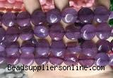 CCN5874 15 inches 15mm flat round candy jade beads Wholesale