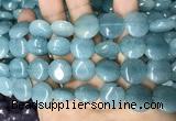 CCN5888 15 inches 15mm flat round candy jade beads Wholesale