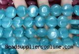 CCN5893 15 inches 15mm flat round candy jade beads Wholesale