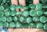 CCN5906 15 inches 15mm flat round candy jade beads Wholesale