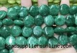 CCN5908 15 inches 15mm flat round candy jade beads Wholesale