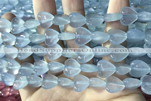 CCN5923 15 inches 12*12mm heart candy jade beads Wholesale