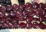 CCN5953 15 inches 14*14mm heart candy jade beads Wholesale