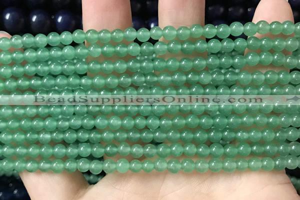 CCN6019 15.5 inches 4mm round candy jade beads Wholesale