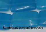 CCN614 15.5 inches 20*30mm rectangle candy jade beads wholesale