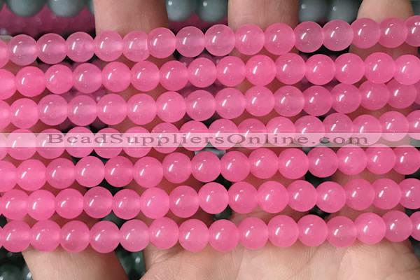 CCN6154 15.5 inches 8mm round candy jade beads Wholesale