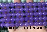 CCN6159 15.5 inches 10mm round candy jade beads Wholesale