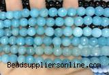 CCN6313 15.5 inches 8mm faceted round candy jade beads Wholesale