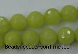 CCN760 15.5 inches 4mm faceted round candy jade beads wholesale