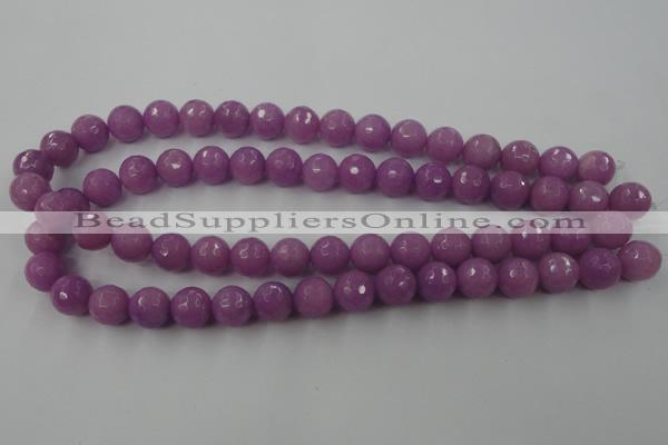 CCN778 15.5 inches 6mm faceted round candy jade beads wholesale