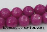 CCN789 15.5 inches 8mm faceted round candy jade beads wholesale