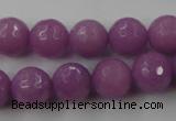 CCN863 15.5 inches 16mm faceted round candy jade beads